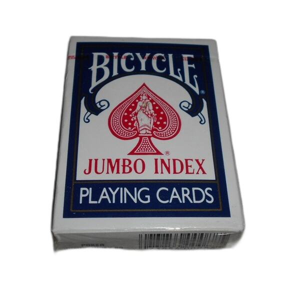 Vintage Bicycle Jumbo Index Playing Cards Index 88 Blue Sealed USA - Picture 1 of 6